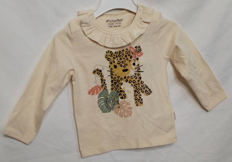 Minymo Longsleeve creme Mächen mit Kragen von Minymo