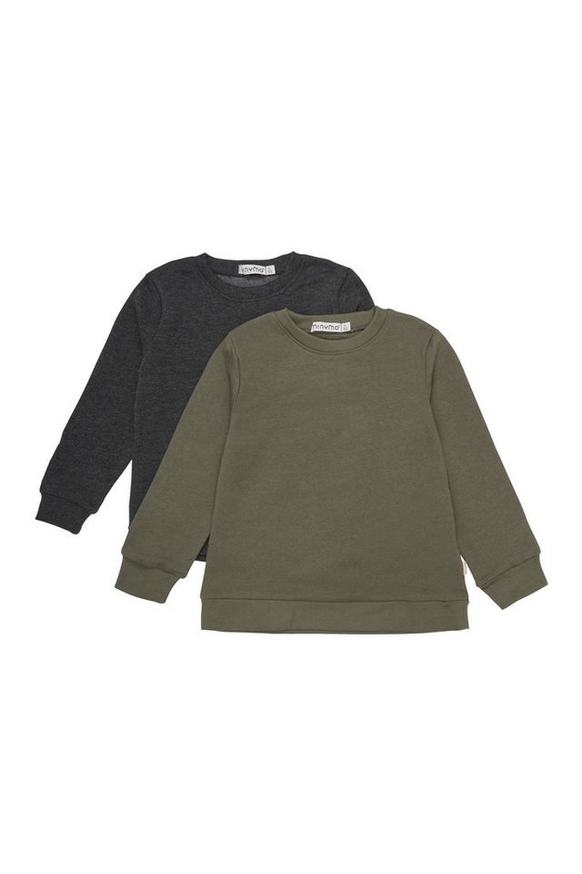 Minymo Rundhalspullover MISweatshirt Boys (2-pack) - 6057 (2er-Pack) Klassisches Sweatshirt von Minymo