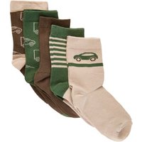 Minymo Socken 5er Pack Cocoa Brown von Minymo