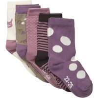 Minymo Socken 5er Pack Orchid Haze von Minymo