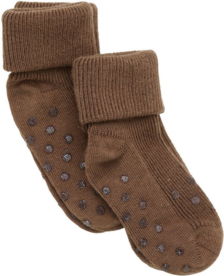 Minymo Socken Baby rib sock w. ABS (2-pack) von Minymo