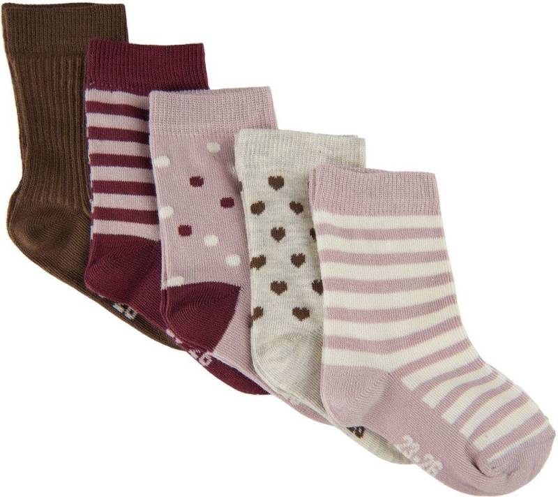 Minymo Socken Sock w. pattern (5-pack) von Minymo