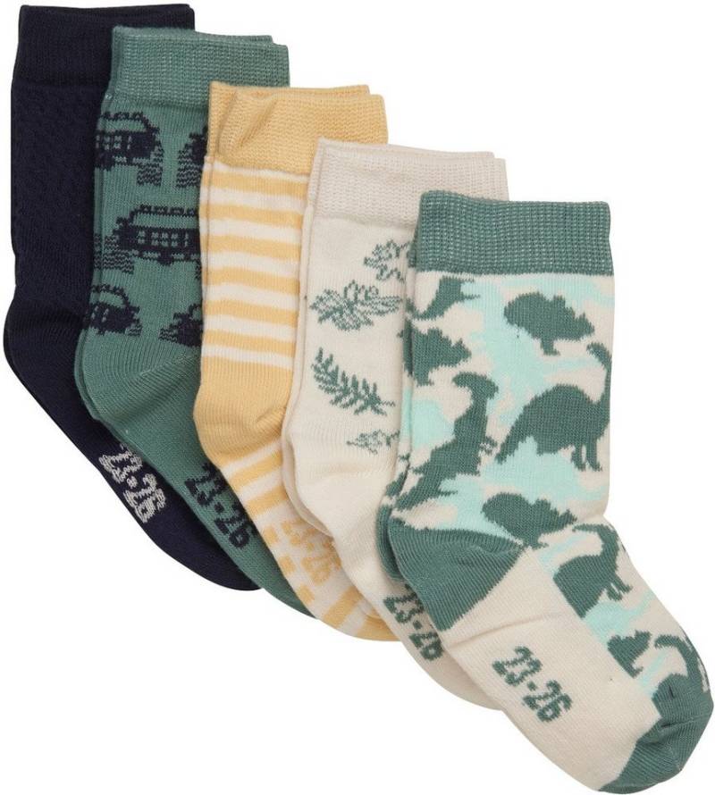 Minymo Socken Socks w. Pattern (5-pack) von Minymo