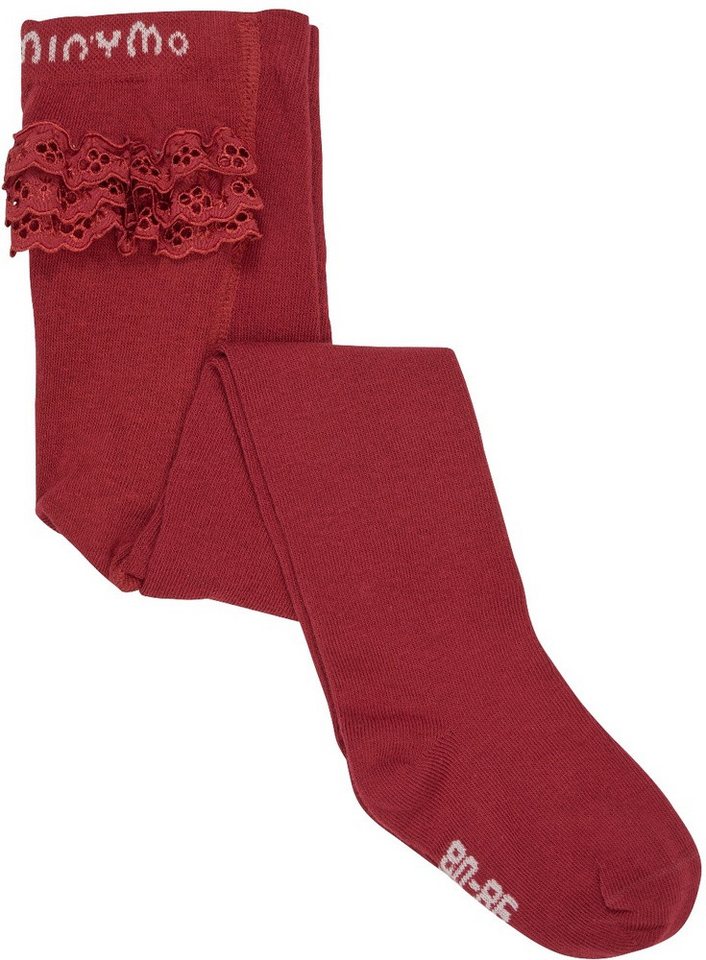 Minymo Strickstrumpfhose Stocking with Lace von Minymo