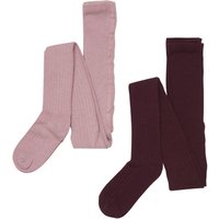 Minymo Strumpfhose 2er Pack Burnished Lilac von Minymo