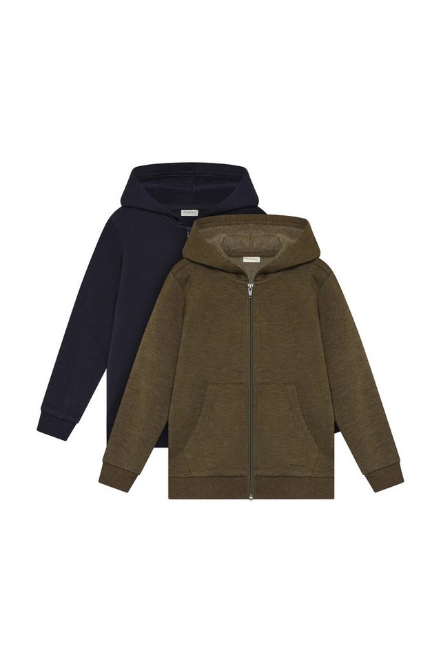 Minymo Sweatjacke MISweat Jacket (2er-Pack) Basic Gemütliche Sweatjacken mit kapuze von Minymo