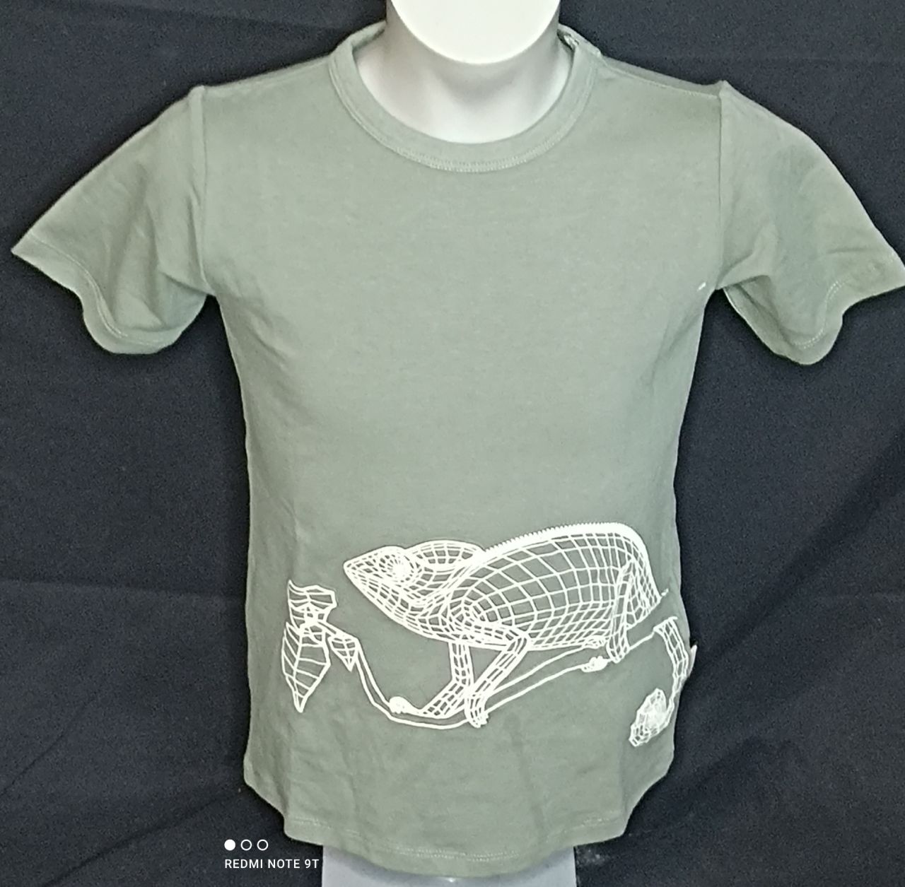 Minymo T-Shirt Junge army Echse von Minymo