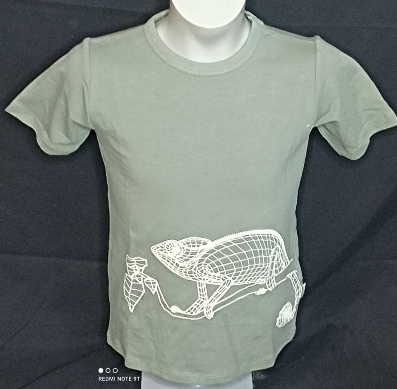 Minymo T-Shirt Junge army Echse von Minymo