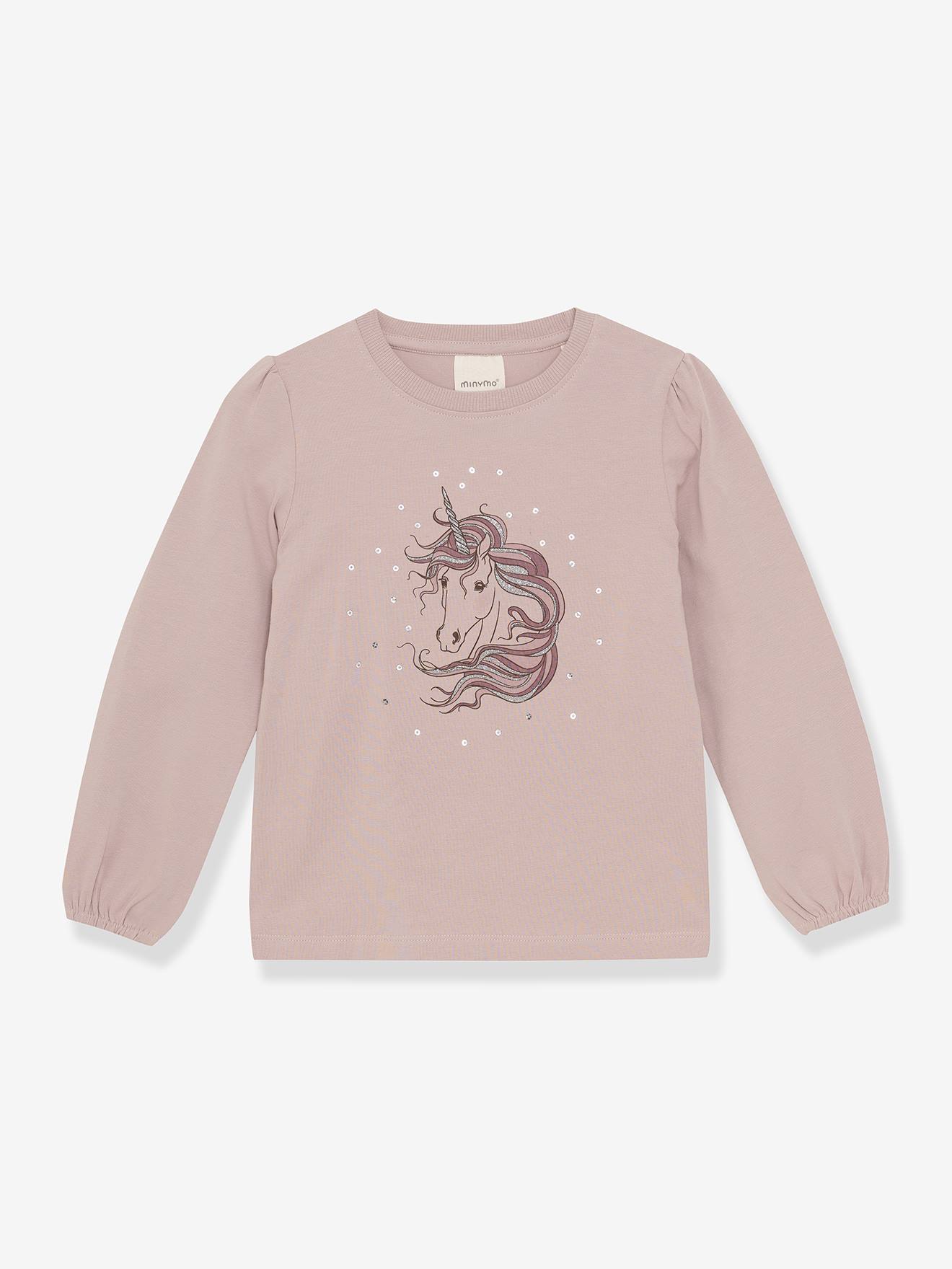 Shirt Pferd Mädchen MINYMO pudrig von Minymo