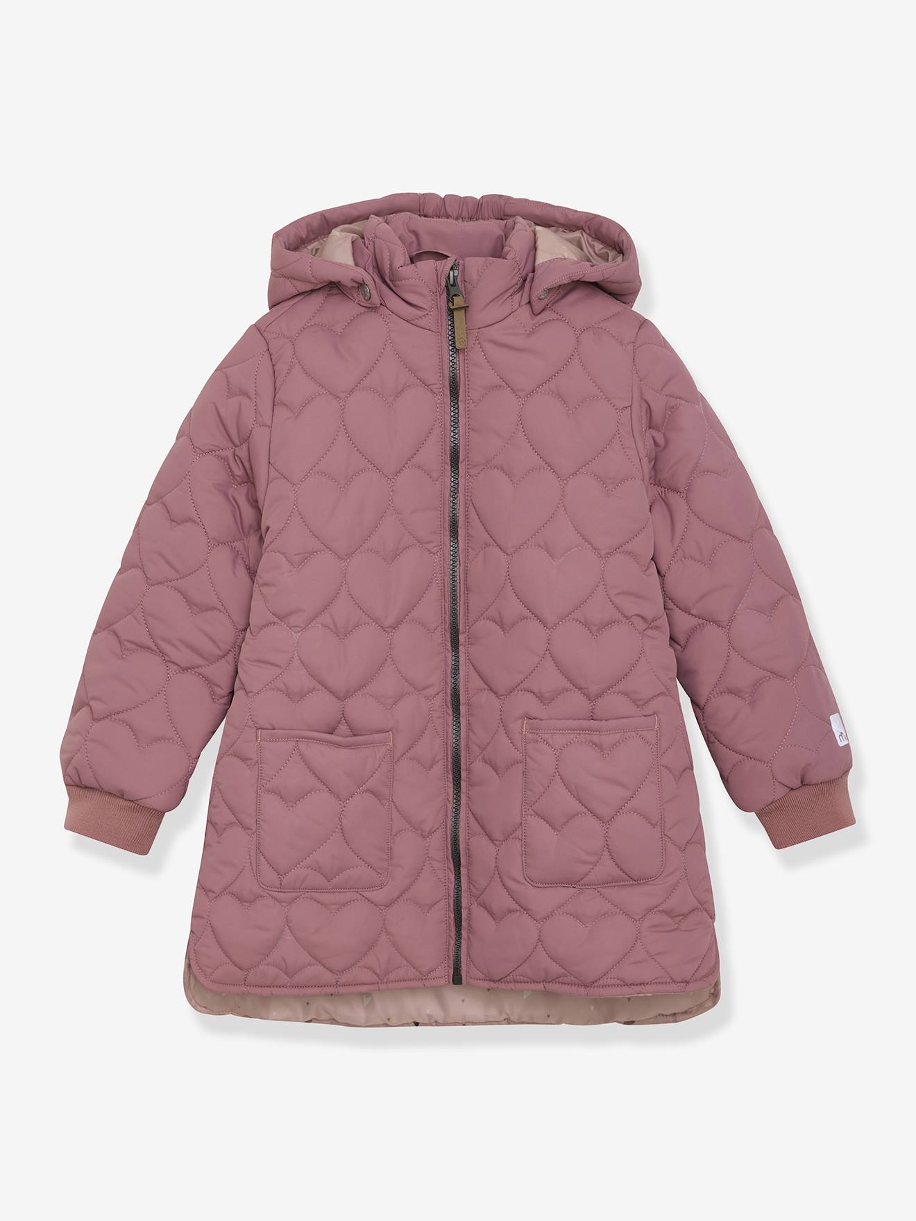Steppjacke lang mit Kapuze Mädchen MINYMO von Minymo