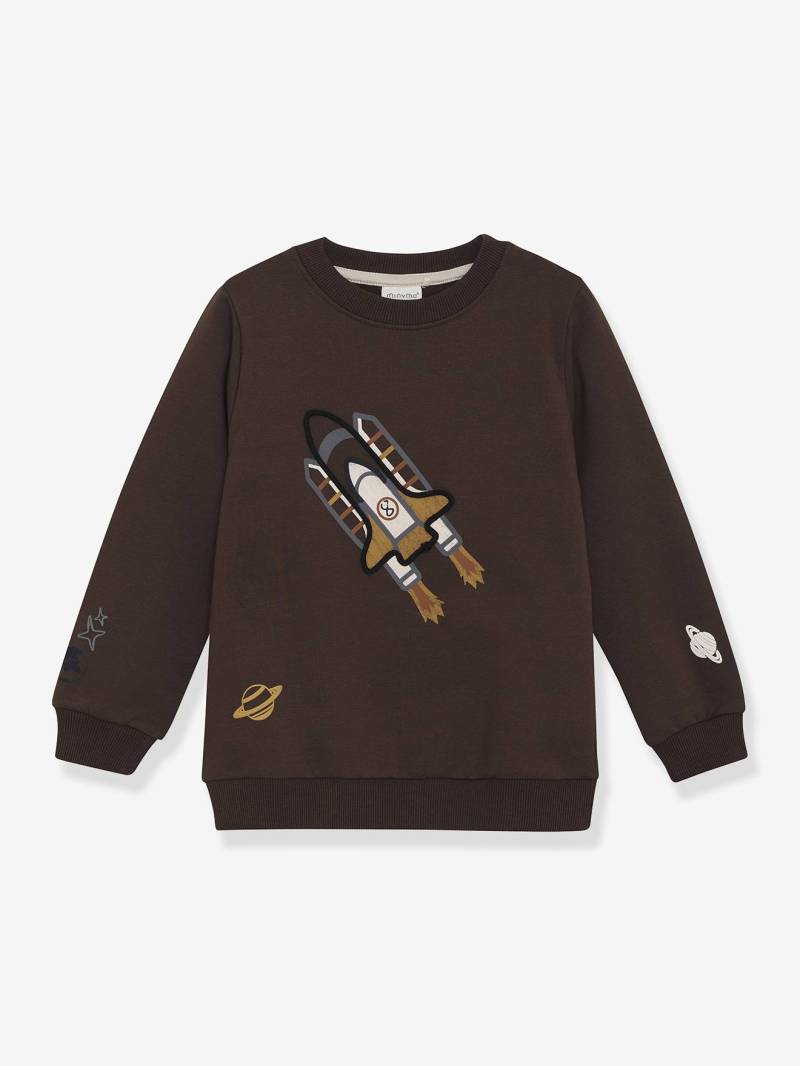 Sweatshirt Raumschiff Jungen MINYMO mokka von Minymo