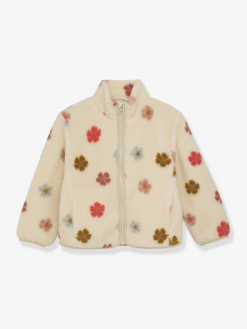 Teddyfleece-Jacke mit Allover-Blumenprint Mädchen MINYMO von Minymo