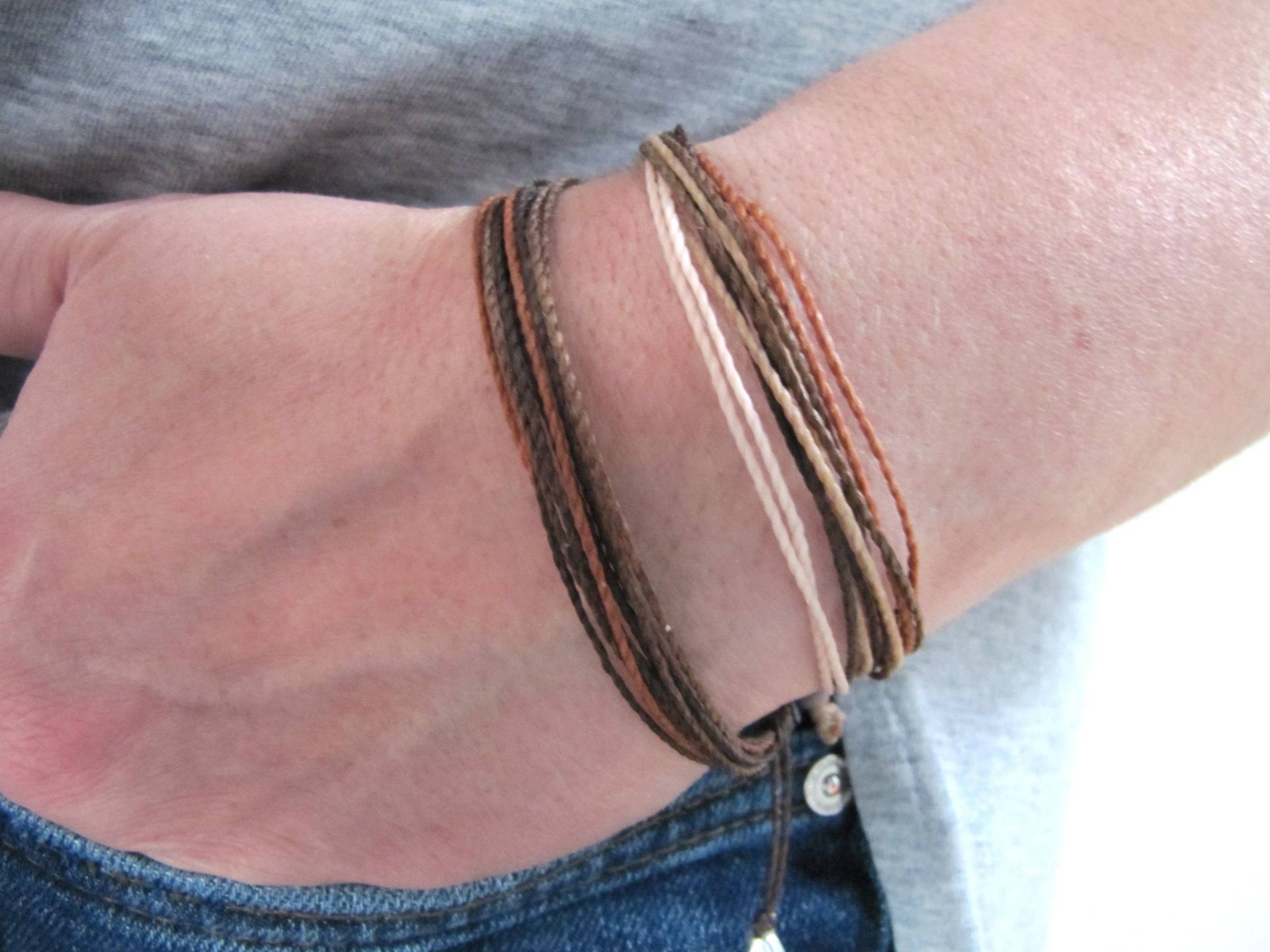 Armband Makramee, Boho Armband, Hippie Frauen Geschenk Für Frauen, Multi Strang Schmuck, Schmuck Makramee von MioBolife