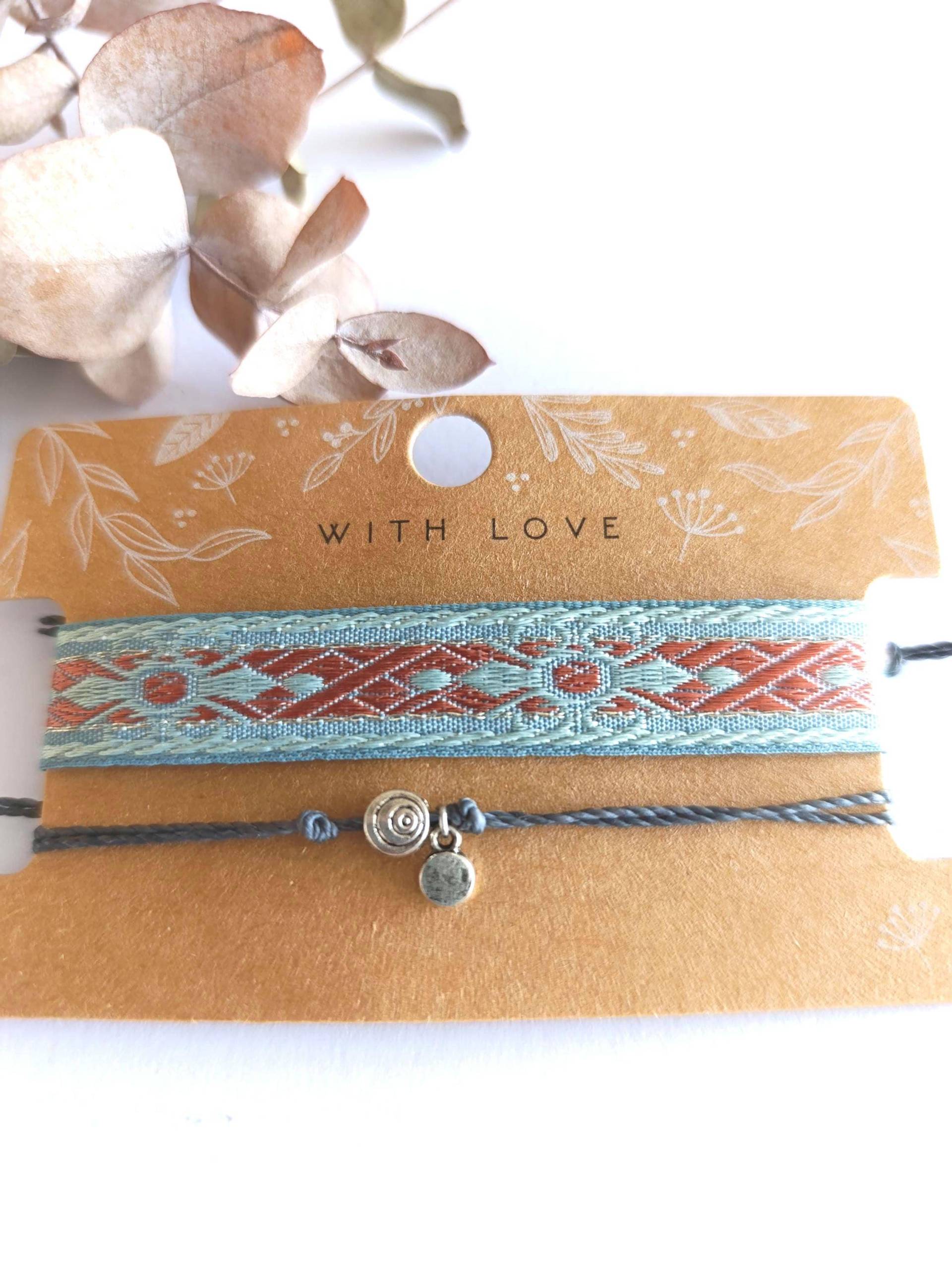 Armband Set Boho, Armbänder Stoff, Perlenarmband Hippie, Freundschaftsarmband, Geschenk Für Frau, Schmuck , Makramee von MioBolife