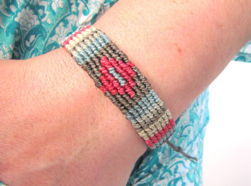 Makramee Armband, Knoten Hippie Boho Ethnie Schmuck, Frauen Unisex Geschenk von MioBolife