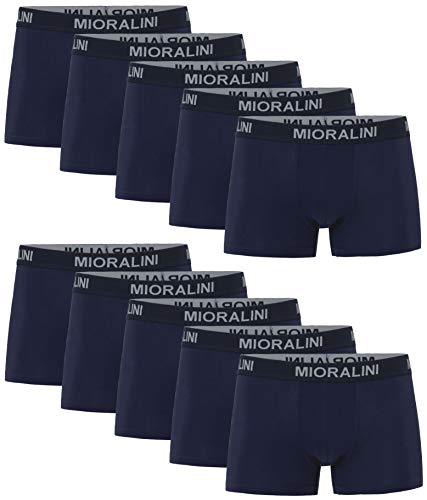 10 Herren Elastan -Baumwoll Boxershort, Modell: 10 Stück B02, Größe: 4XL von MioRalini