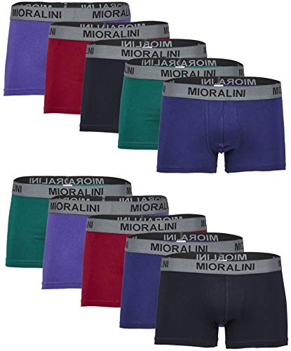 10 Herren Elastan -Baumwoll Boxershort, Modell: 10 Stück Set 04, Größe: S von MioRalini