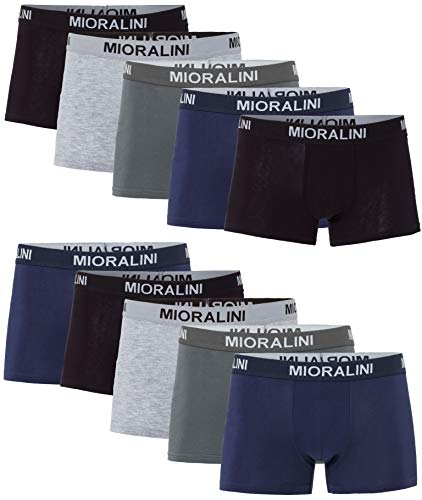 10 Herren Elastan -Baumwoll Boxershort, Modell: 10 Stück Set 11, Größe: 4XL von MioRalini