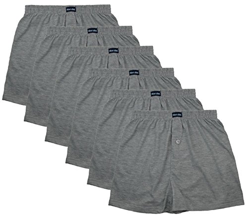 6 Boxershort Herren mit Knopf und Mit Eingriff, Artikel: SET06, Groesse: 2XL von MioRalini