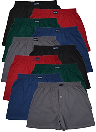 MioRalini 10 Boxershort Baumwolle Artikel: 5 Farben mit Eingriff, Groesse: M von MioRalini