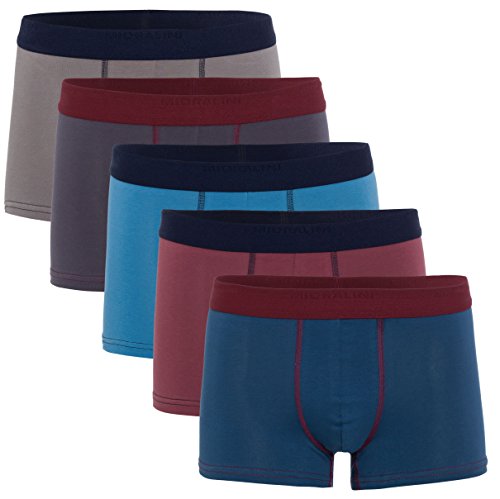 MioRalini 5 Herren Elastan -Baumwoll Boxershort, Modell: 5 Stück Set 15, Größe: 4XL von MioRalini