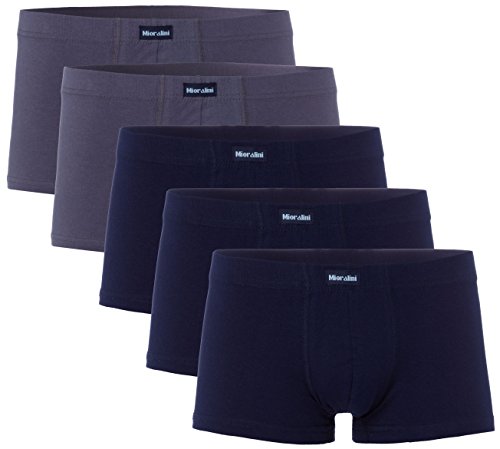 MioRalini 5 Herren Elastan -Baumwoll Boxershort, Modell: 5 Stück Sport 02B, Größe: M von MioRalini