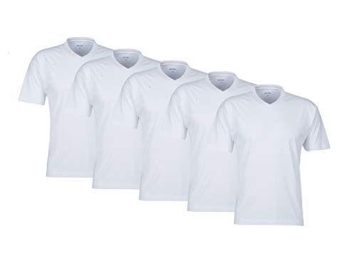MioRalini 5 Herren T-Shirt, Artikel: 5 V-Neck T-Shirt Weiss, Groesse: M-5 von MioRalini