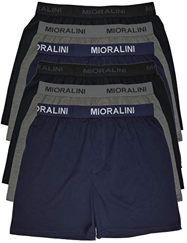 MioRalini 6 Boxershort Baumwolle, Textbund Artikel: 6 STK ohne Eingriff 02, Größe: 2XL-8 von MioRalini