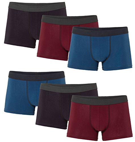 MioRalini 6 Herren Elastan -Baumwoll Boxershort, Modell: 6 STK Set 07, Größe: 2XL-8 von MioRalini