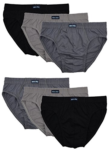 MioRalini 6 Herren Sport Slip ohne Eingriff, Artikel: 6 Stück Set04, Grösse: 2XL-8 von MioRalini