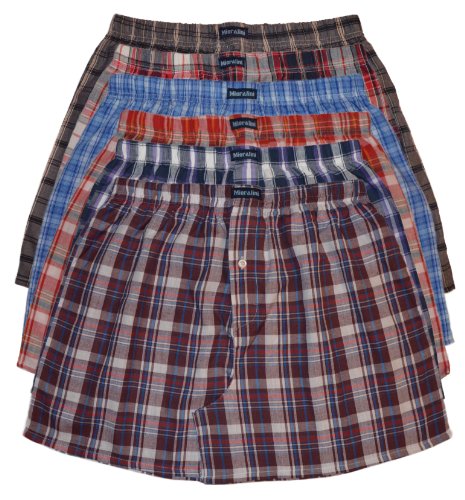 6 oder 4 Web Boxershorts 100% Baumwolle lockere US Style Webboxer kariert in vielen Mustern, Herren Boys Short Jungen Boxer Gewebte Boxer Größen: S M L XL 2XL 3XL 4XL, 6 Stück mit Eingriff Set01, L-6 6 oder 4 Web Boxershorts 100% Baumwolle lockere US Style Webboxer kariert in vielen Mustern, Herren Boys Short Jungen Boxer Gewebte Boxer Größen: S M L XL 2XL 3XL 4XL, 6 Stück mit Eingriff Set01, L-6 von MioRalini