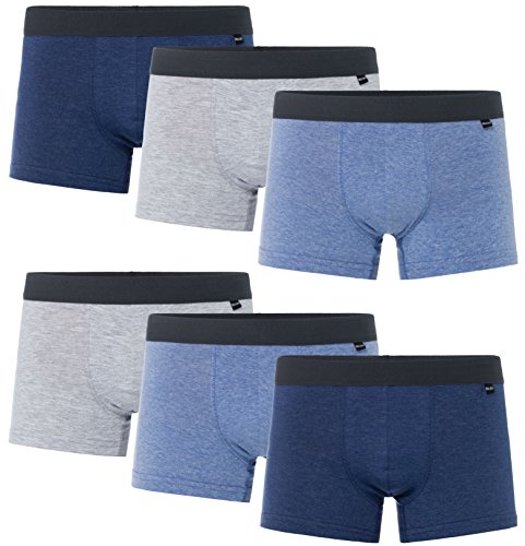 MioRalini 6 Herren Elastan -Baumwoll Boxershort, Modell: 6 STK Set 05, Größe: 2XL-8 von MioRalini