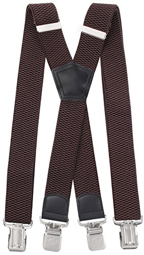 Miobo Hosenträger HTX09 - X dunkelbraun - One Size von Miobo