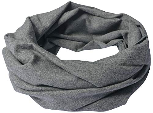 Miobo Kinder Baumwolle Loopschal Schlauchschal Rundschal Halstuch Anthrazit-S von Miobo