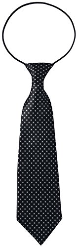 Miobo Krawatte Kinder Jungen mit flexiblem Gummiband , Schwarz Punkte von Miobo