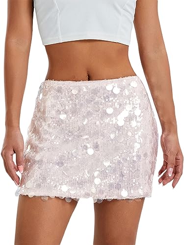 Glitzer-Pailletten-Rock für Damen, sexy, figurbetont, Pailletten-Club-Rock, Partyrock, Clubrock, Streetwear, L Glitzer-Pailletten-Rock für Damen, sexy, figurbetont, Pailletten-Club-Rock, Partyrock, Clubrock, Streetwear, L von Miolasay