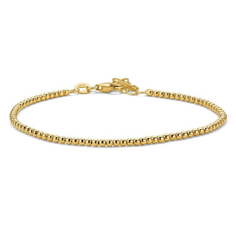 Miore Armband SIL008B - 18 kt. vergoldetes Sterling Silber Kugelarmband 18 cm + 3 cm, handgefertigt in Italien von Miore