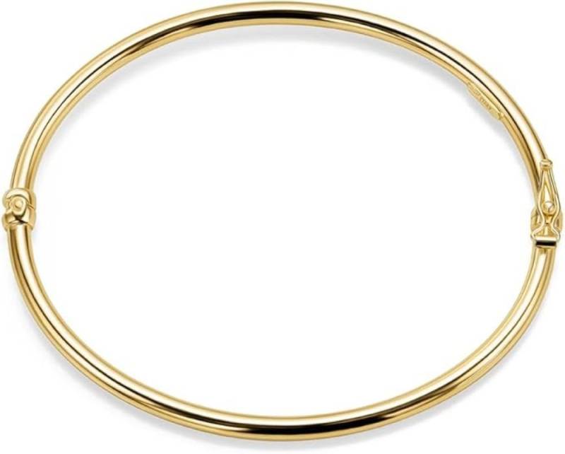 Miore Armreif MAR002SB in 925 Sterling Silber vergoldet 18Kt Gelbgold, handgefertigt in Italien für Damen von Miore