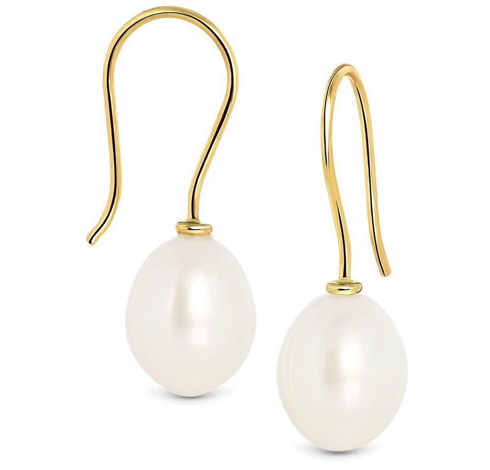 Miore Ohrhänger-Set MA987E (inklusive Schmuckbox), Damen Perlenohrringe aus Gelbgold 9 Karat (375) von Miore