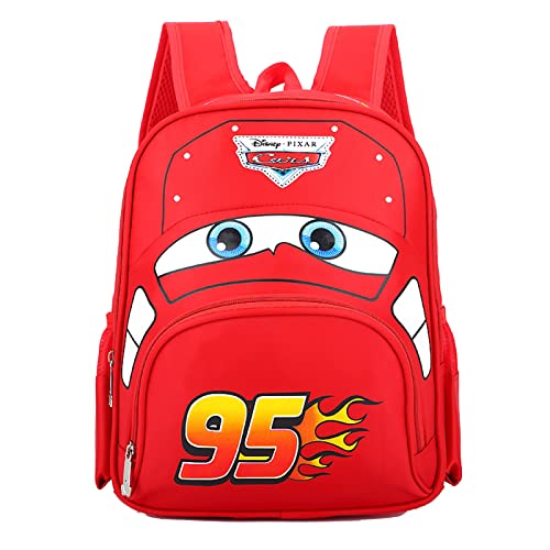 Miotlsy Cars Rucksack Cars Kinder-Rucksack, Cars Kinder Rucksack 3D- Kids' Luggage von 3-8 Jahren für Jungen Mädchen 34 * 29 * 13 cm von Miotlsy