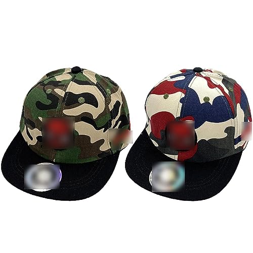 Miotlsy Kinder Cap AnimeMan für Kinder Geschenk für Jungen Mädchen Kappe Baseball Cap Basecap Kinder-Geburtstag Schule Sport Tarnung und Armee grün von Miotlsy