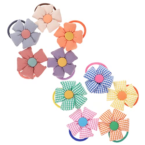 Mipcase 10stücke Blumen Haarband Mit Elastischem Gummiband Dehnbare Haarbänder Für Mädchen Und Frauen Haarschleifen Zum Zurückbinden Von Haaren Für Hochzeiten Strände Und Festivals von Mipcase