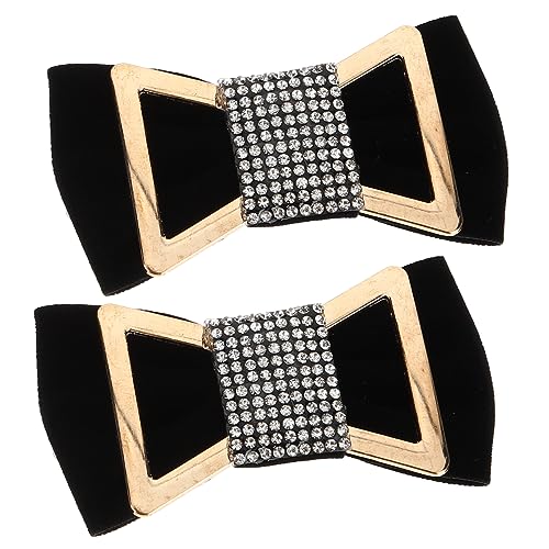 Mipcase 1Paar Charms Velours Schleife mit Elegantes Schuhdekor für Hochzeiten Partys Langlebig Sicher für Damen Schuhe von Mipcase