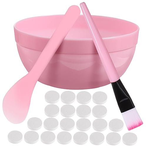 Mipcase 1Satz Gesichtsmaske mit Mischschale Komprimierte DIY Hautpflegewerkzeuge für Salon und Heimgebrauch Wiederverwendbar für und Persönliche Pflege von Mipcase