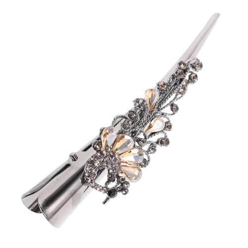 Mipcase 1Stück Große Haarklammer für Damen Vintage Rhinestone Design mit Eleganter Schnabelspange Haarspange für Besondere Anlässe Wie Hochzeiten oder Partys Stilvoller Haarschmuck von Mipcase