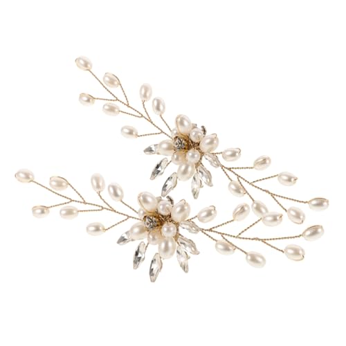 Mipcase 2 Stück Handgefertigte Perlen Schuhclips Strassbesetzte Hochzeitsschmuck Accessoires für Damen Abnehmbare Blüten Schuhdekoration Schuhverzierung für Brautschuhe von Mipcase