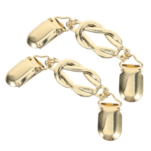 Mipcase 2 Stück Retro Spangen Cardigan Clips Damen Vintage Broschen für Pullover und Schals Kragenhalter für Kleider und Strickjacken Einfach zu Befestigen Vielseitig und Modisch von Mipcase