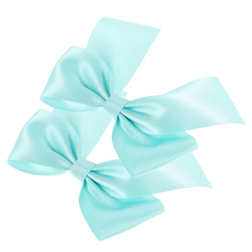 Mipcase 2 Stück Satin Haarschleifen Haarspangen mit Elegantem Schleifen Design Leichte und Bequeme Haarklammern für Damen und Mädchen Dekorative Schleifen Haarnadeln für Hochzeit und von Mipcase
