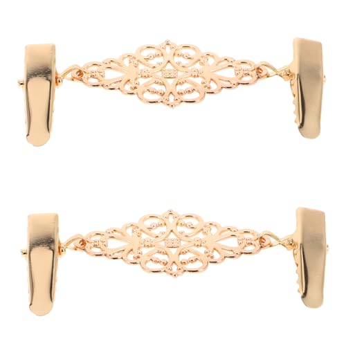 Mipcase 2 Stück Teiliges Retro Strickjackenclips aus Langlebiger Zinklegierung Vintage Broschen für Damen Vielseitige Kleidung Accessoires zum Fixieren von Pullovern Schals und Umhängen von Mipcase