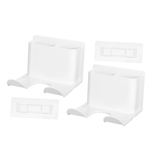 Mipcase 2Stücke Haartrocknerhalter Selbstklebend Wandmontage Föhnhalter Organizer für Haartrockner und Haar Tools Stilvoller Badezimmer Organizer Bohren Platzsparend und Einfach von Mipcase